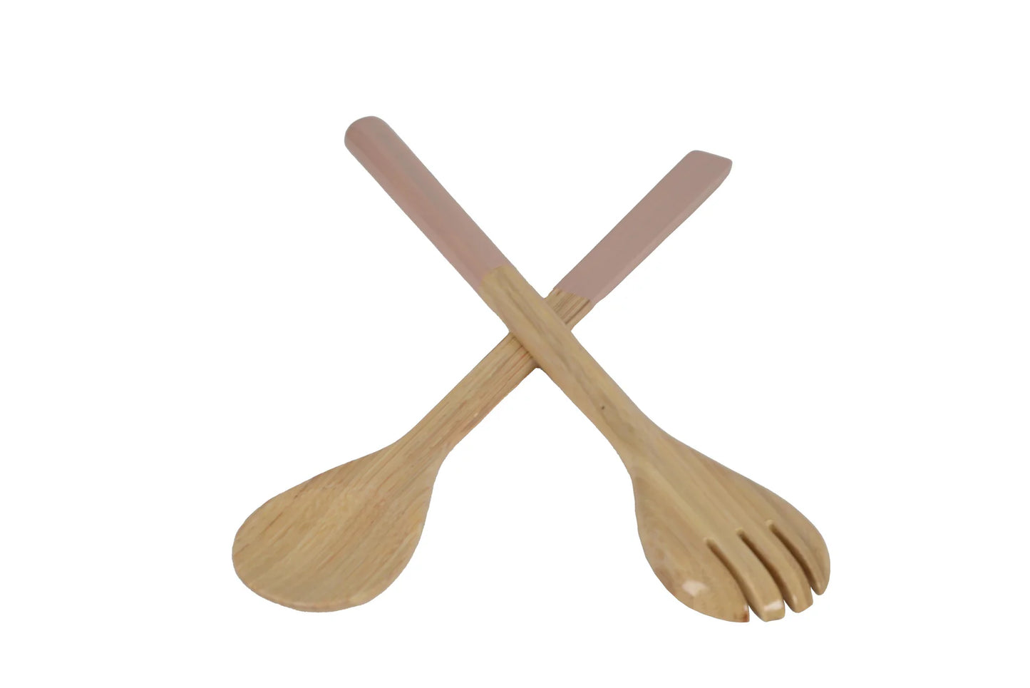 BAMBOO MIXING BOWL SET BLUSH