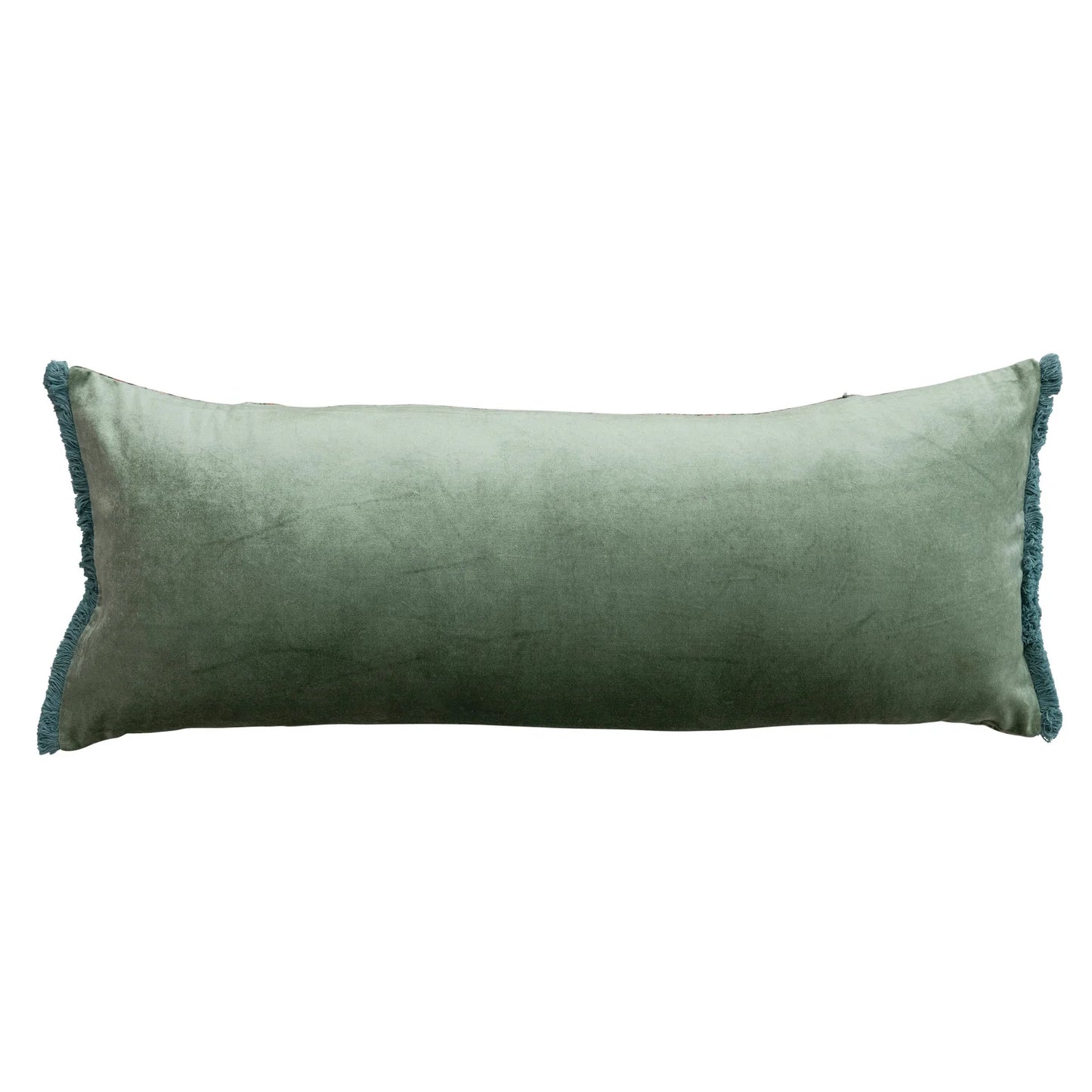 COTTON VELVET LUMBAR PILLOW