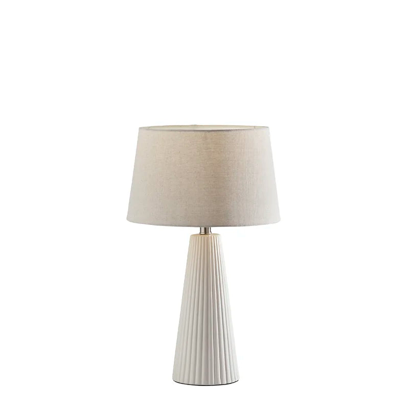 Mina Flutted Ceramic Table Lamp