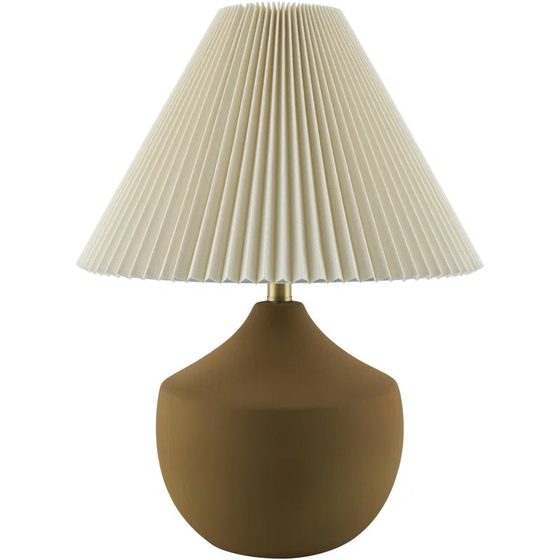 Moca Brown Ceramic Table Lamp