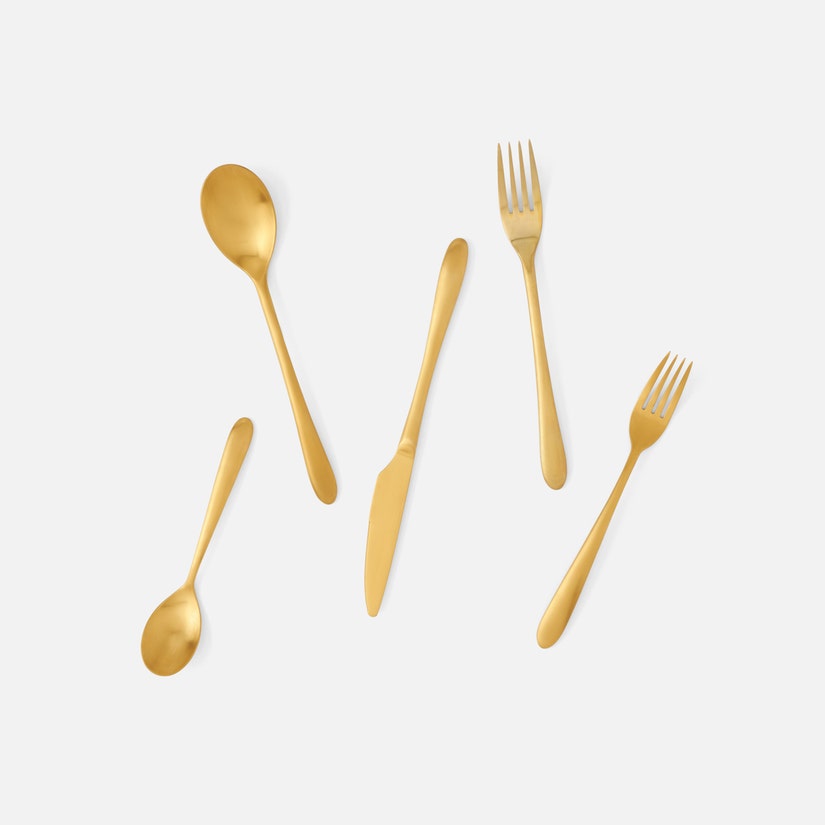 ALBA GOLD FLATWARE SET