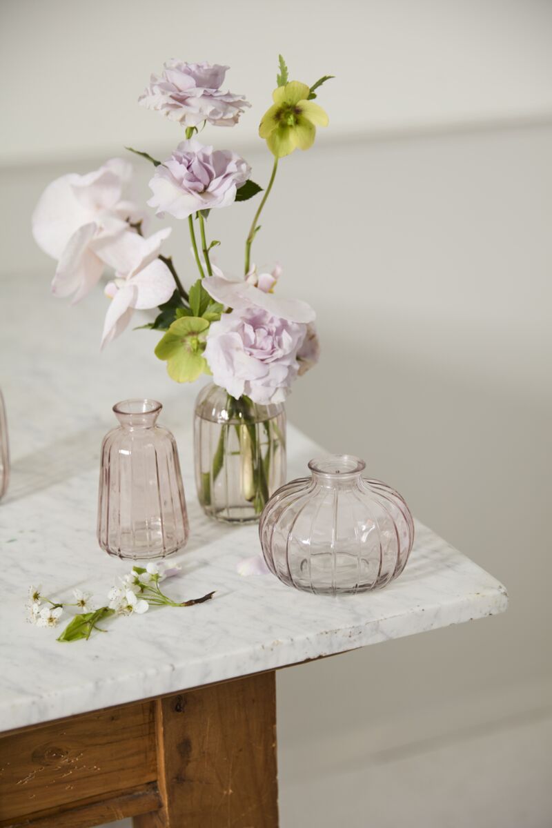 PINK BUDVASES SET OF 3