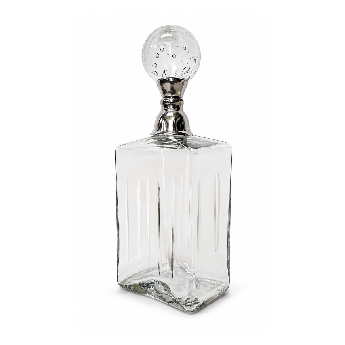 CUT GLASS DECANTER I
