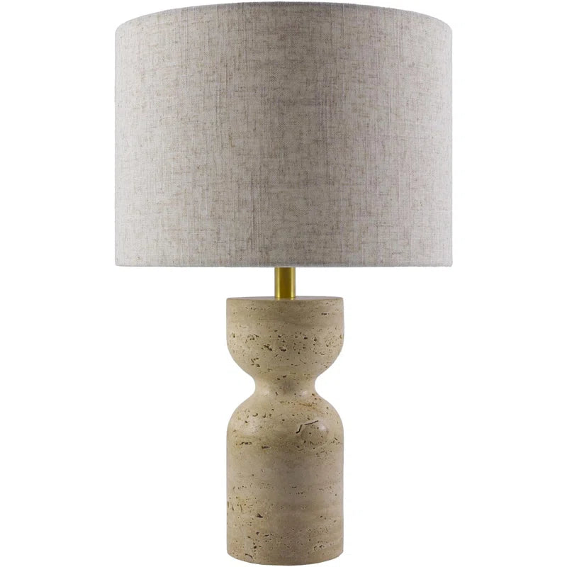 Tommy Concrete Beige Table Lamp