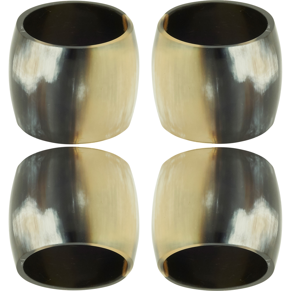 HORN NAPKIN RING (SET OF 4)