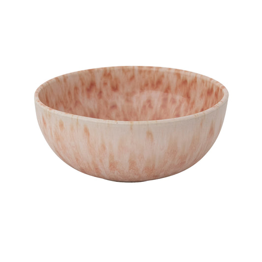 APRICOT STONEWARE BOWL
