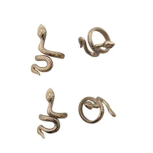 SNAKE NAPKING RINGS (SET OF 4)