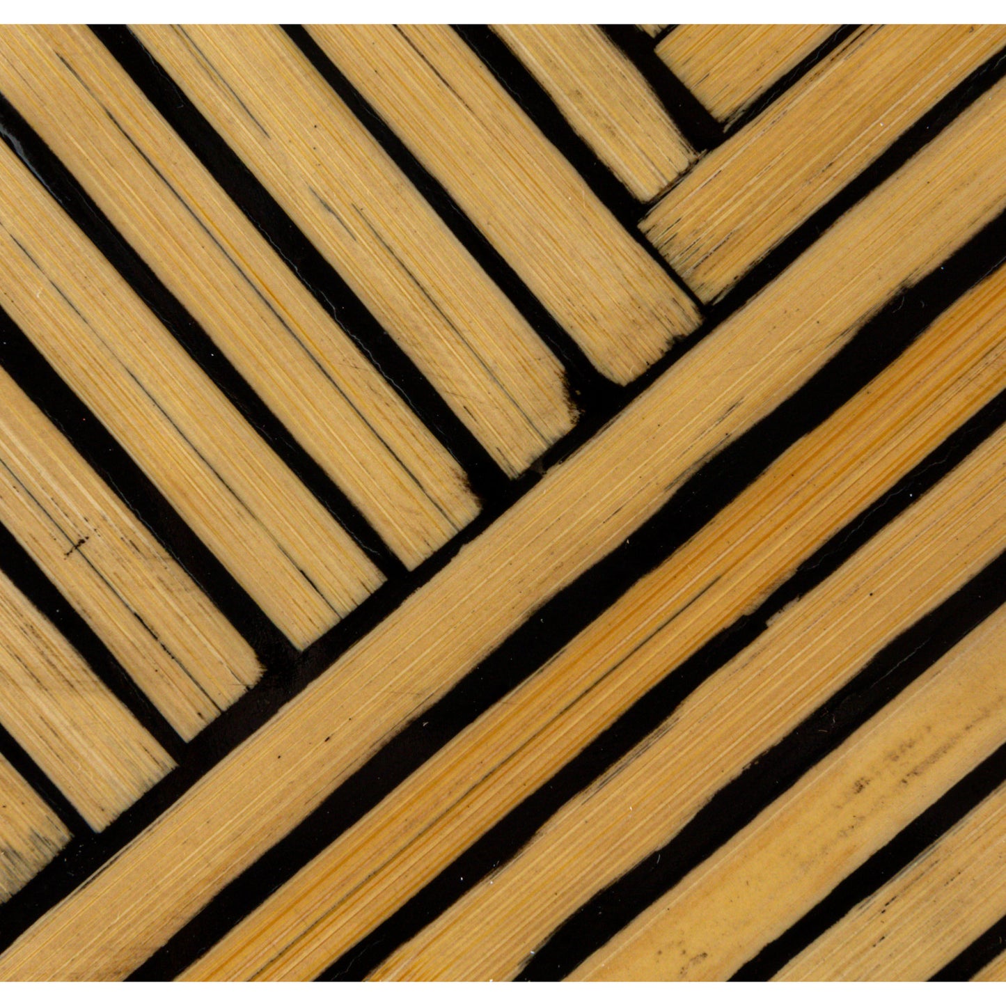 BAMBOO AND BLACK LAZY SUSAN