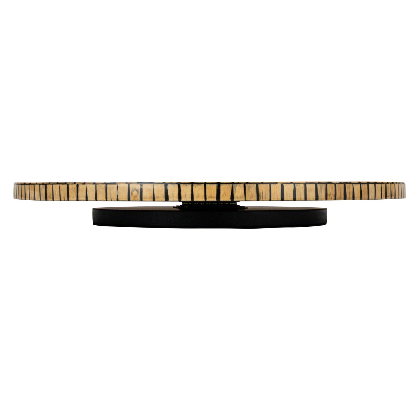 BAMBOO AND BLACK LAZY SUSAN