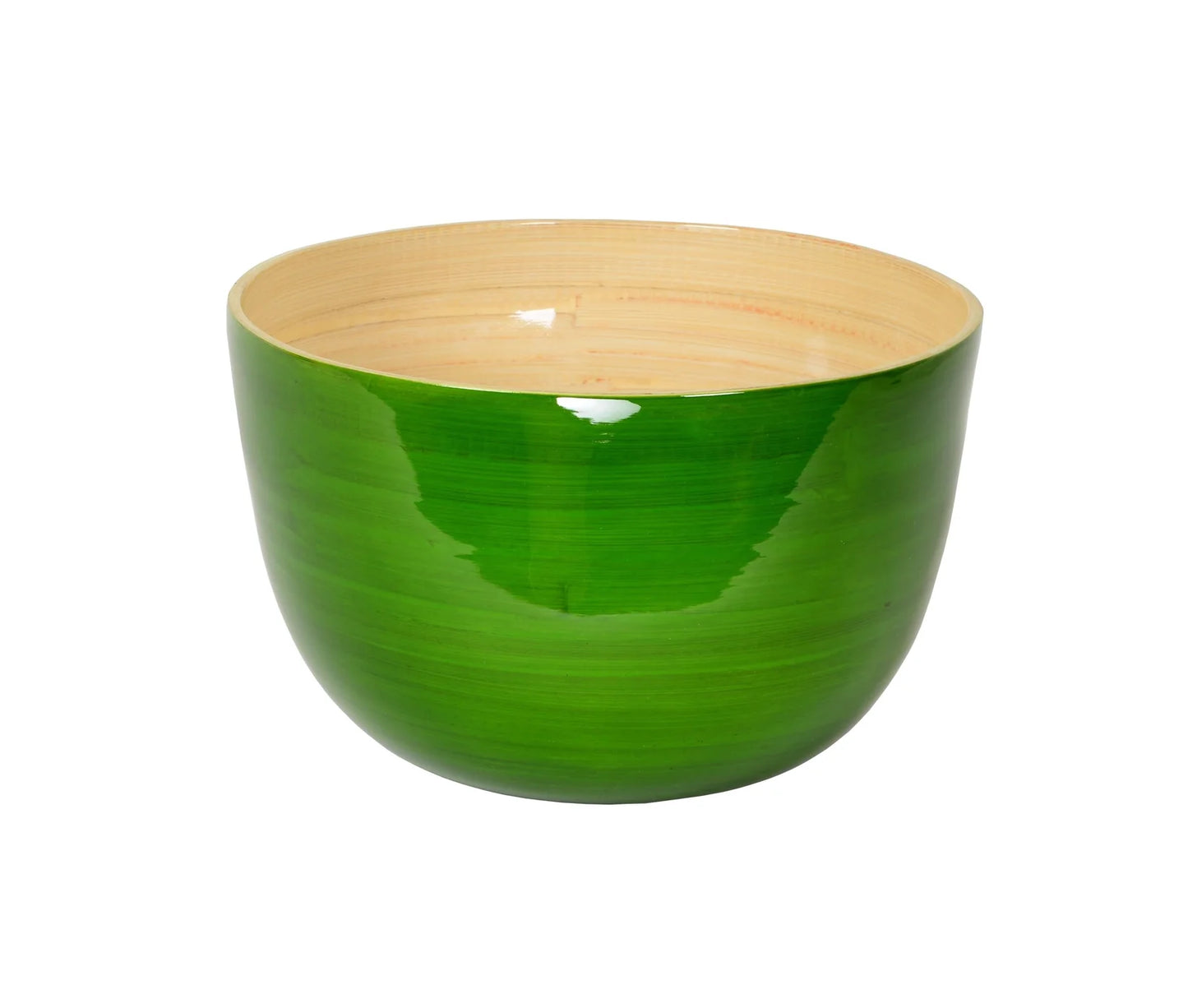 BAMBOO MIXING BOWL SET GRASS GREEN
