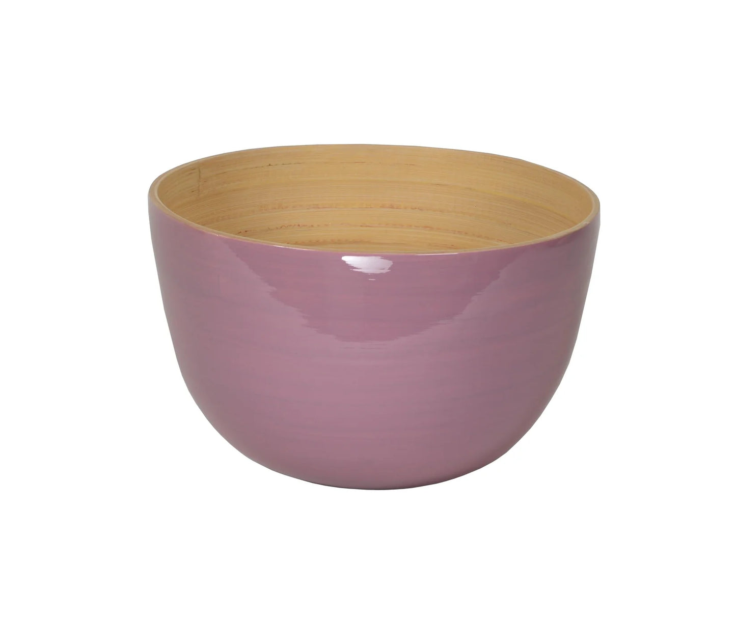 BAMBOO MIXING BOWL SET MAUVE