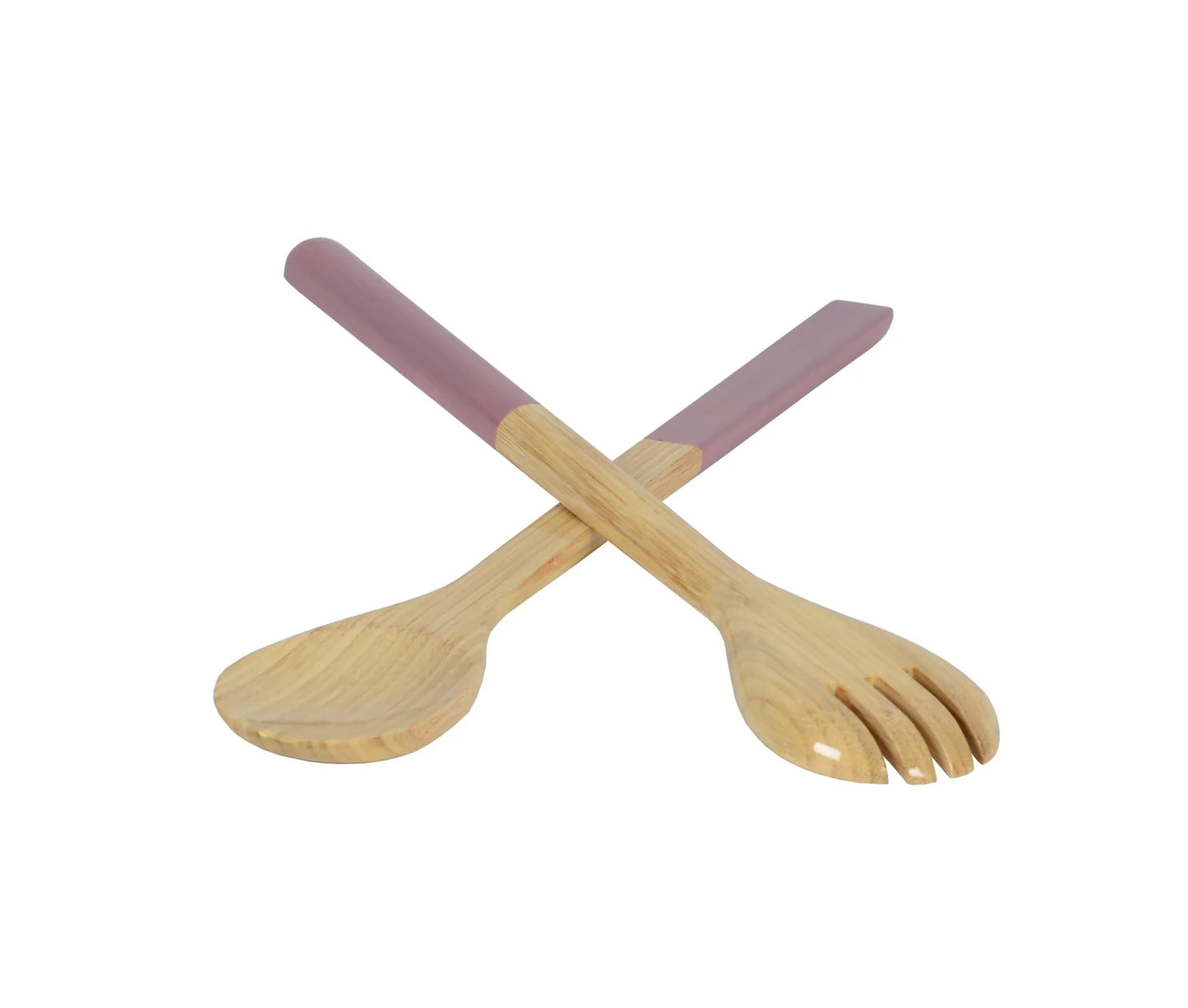 BAMBOO MIXING BOWL SET MAUVE