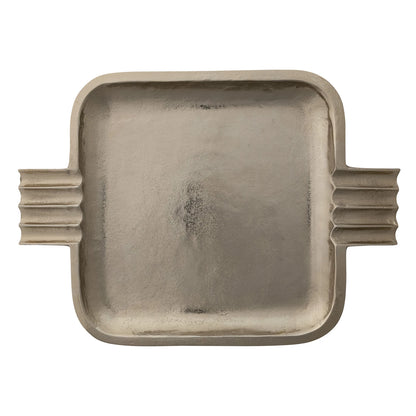 BANDEJA DE ALUMINIO DORADA