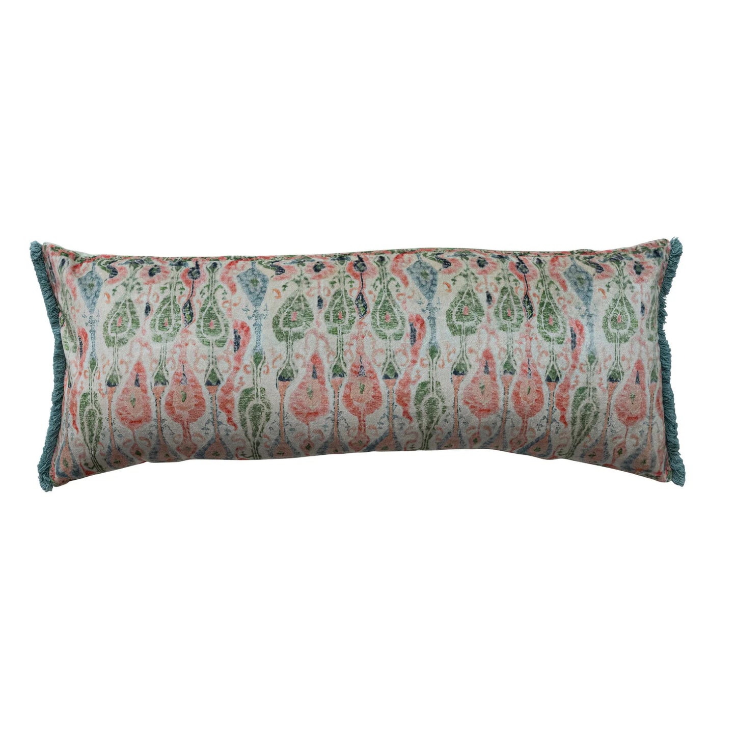 COTTON VELVET LUMBAR PILLOW