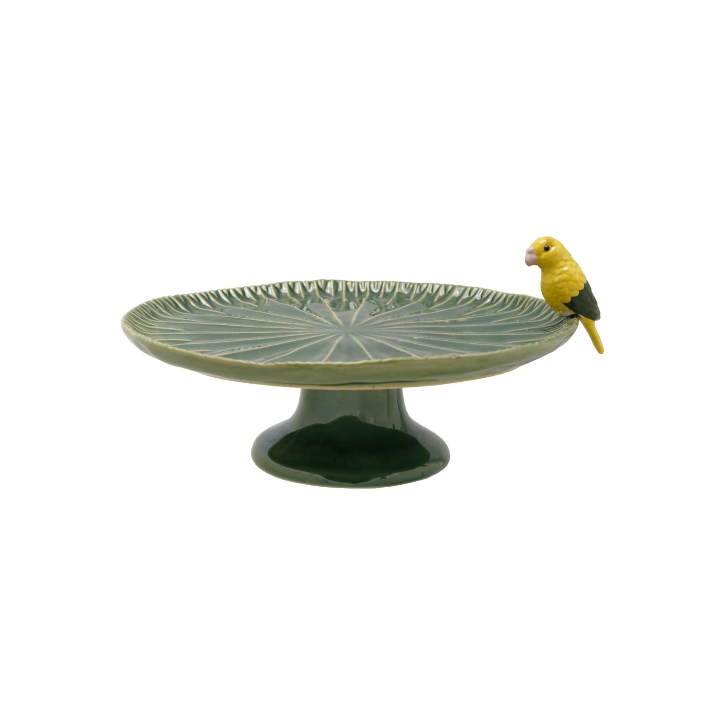 BIRD STONEWARE PEDESTAL