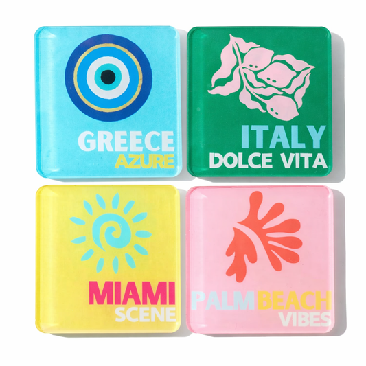 ACRYLIC COASTERS (SET OF 4)