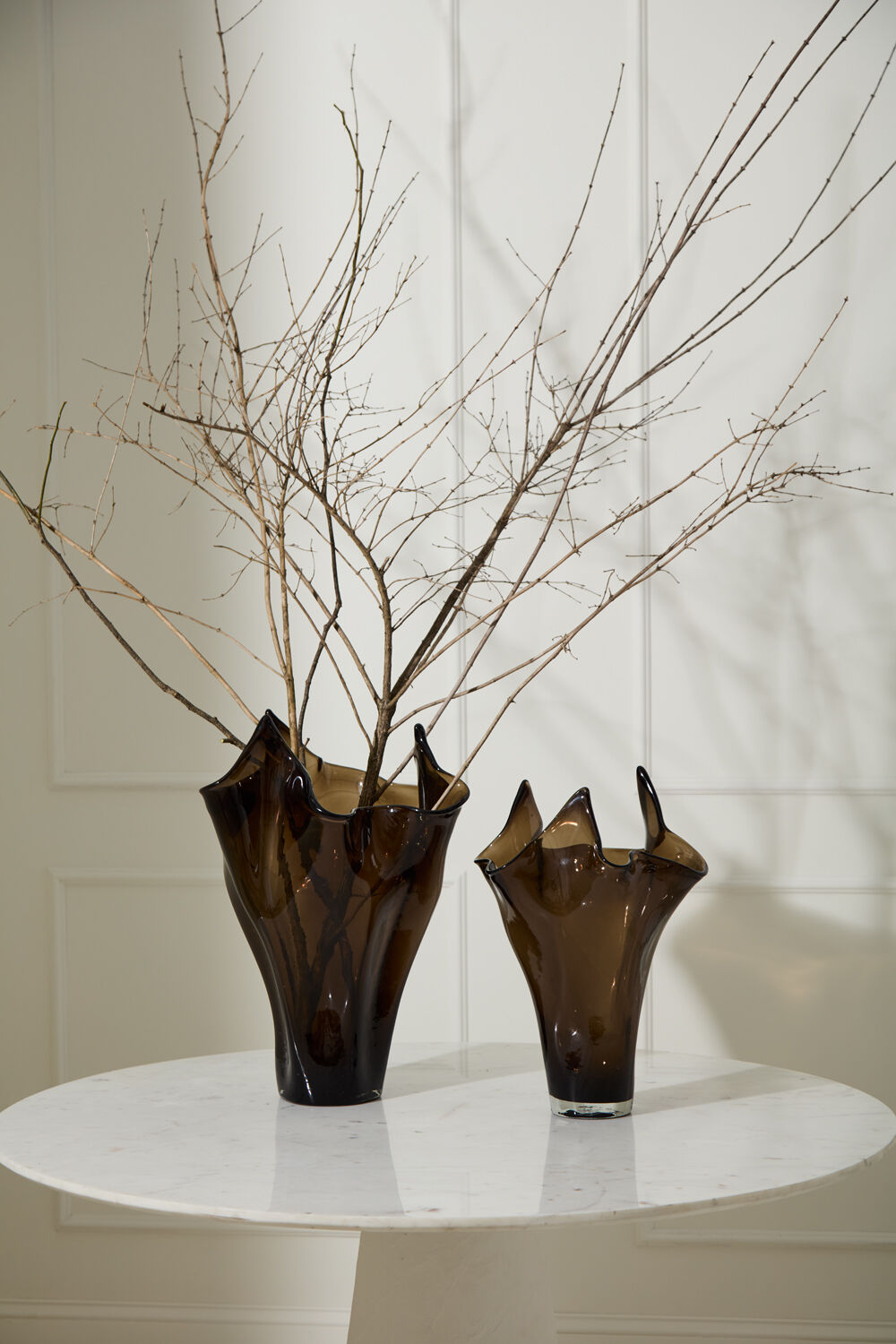 PICOS LARGE VASE IN BROWN