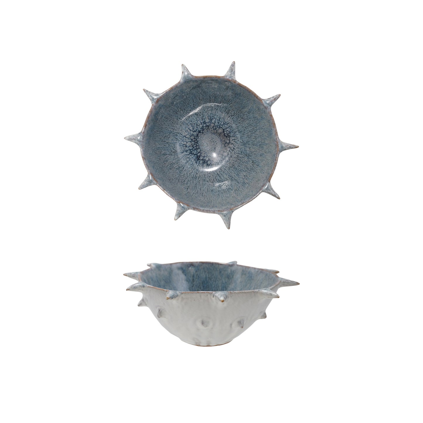 SPIKED CHROME BOWL
