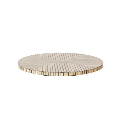 BAMBOO AND BLACK LAZY SUSAN