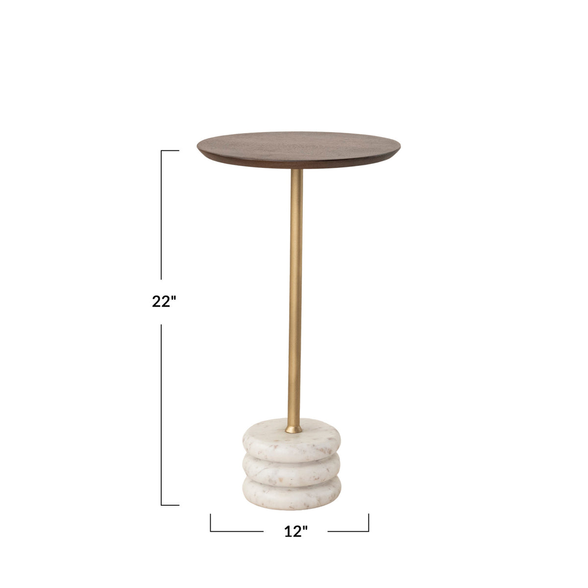 MANGO WOOD MARTINI TABLE