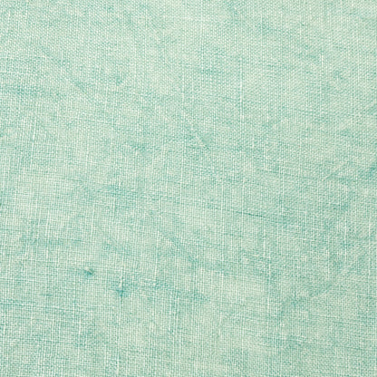 MINT GREEN LINEN PILLOW WITH FRINGE
