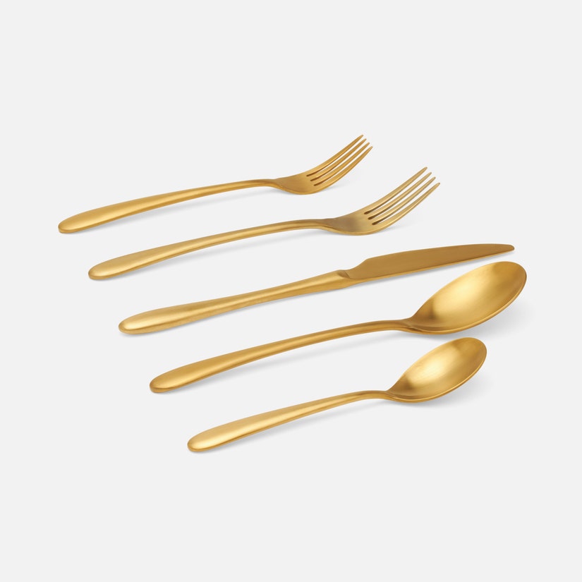 ALBA GOLD FLATWARE SET