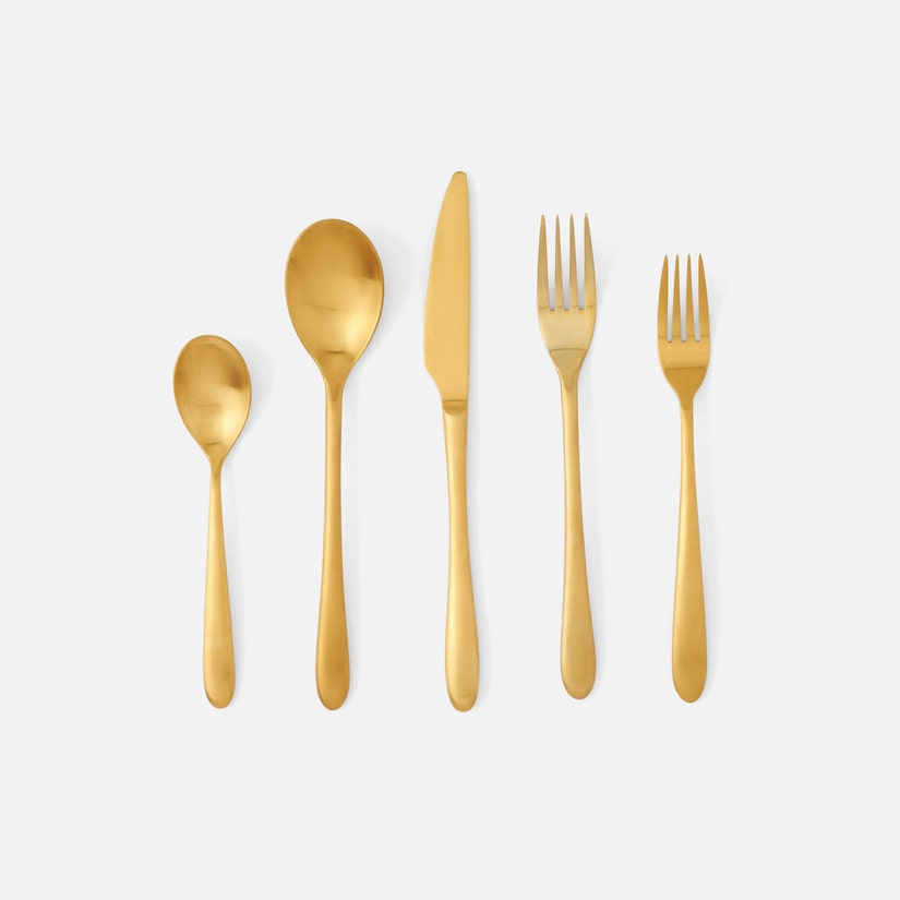 ALBA GOLD FLATWARE SET
