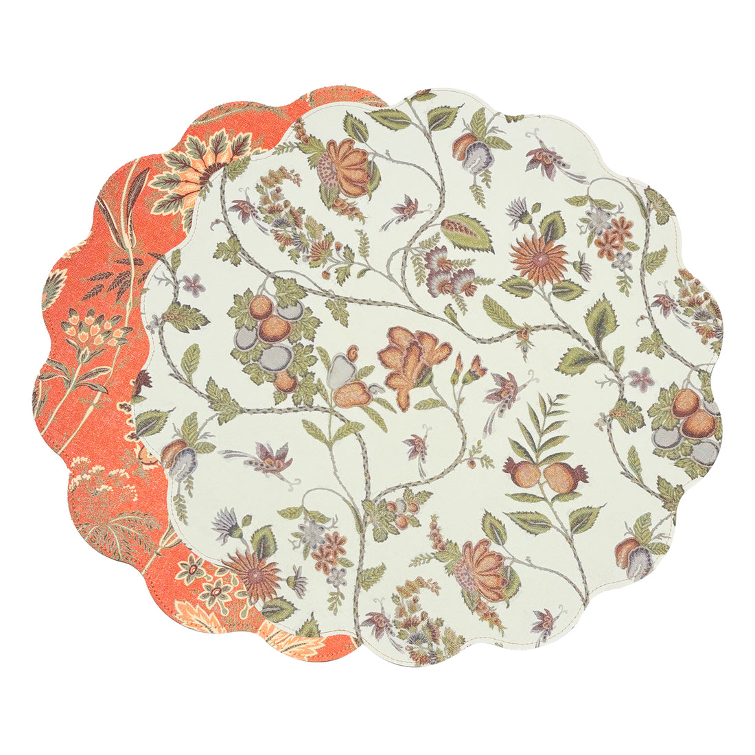 INDIVIDUALES REVERSIBLES OTOÑO  (SET DE 4)