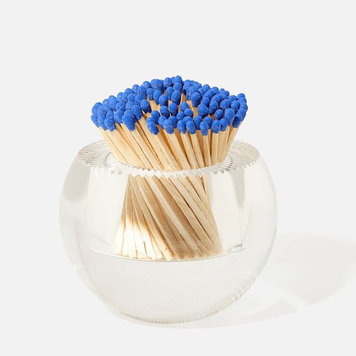 ROUND ACRYLIC MATCH STRIKER IN BLUE